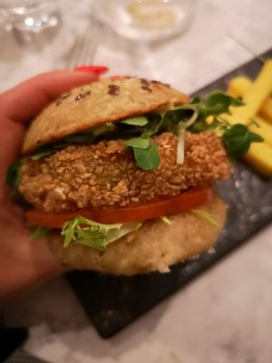 Crab Burger at Holy Carrot in London