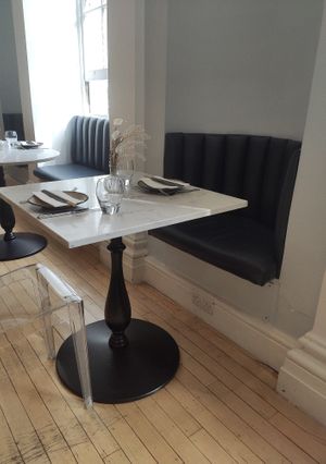 Tables at Holy Carrot in London