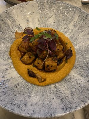 Tofu - amazing  at Holy Carrot in London