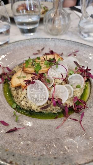 Risotto at Holy Carrot in London