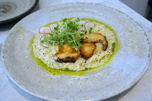 CELERIAC RISOTTO at Holy Carrot in London