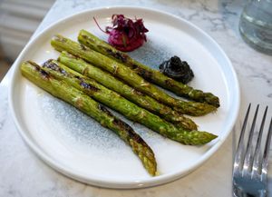 NORFOLK ASPARAGUS at Holy Carrot in London