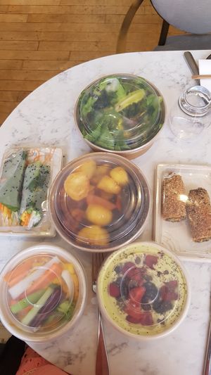 Too Good to Go options good size for £10 but bland food.  at Holy Carrot in London