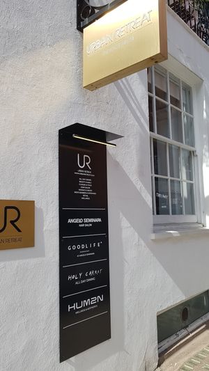 Outside at Holy Carrot in London