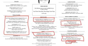 All the dishes we ordered  at Holy Carrot in London