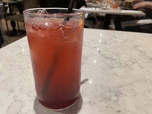 Wheel of fortune mocktail  at Holy Carrot in London
