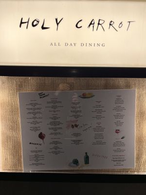   at Holy Carrot in London