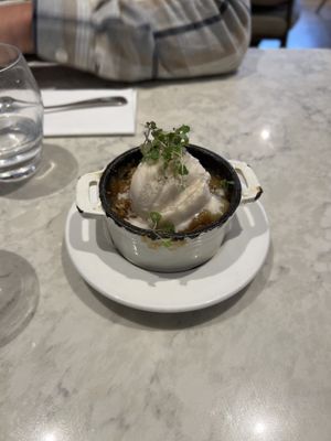 Bramley apple pie dessert   at Holy Carrot in London