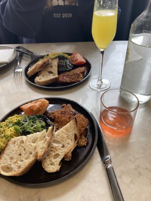 Brunch  at Holy Carrot in London