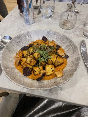 Sexy tofu   at Holy Carrot in London