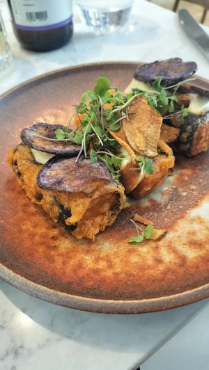 Fish and chips at Holy Carrot in London