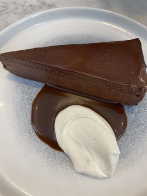 Chocolate torte   at Holy Carrot in London