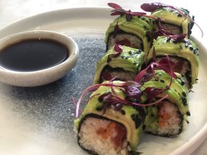 Sushi rolls   at Holy Carrot in London