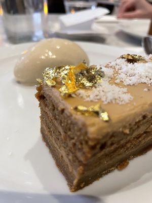 Miso caramel cake 🤤   at Holy Carrot in London
