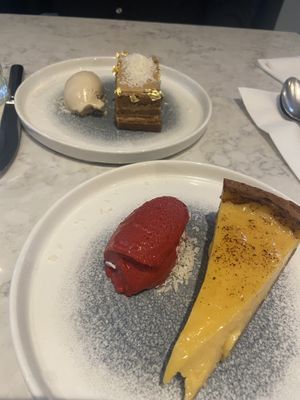 Miso Sponge and Lemon Tart  at Holy Carrot in London