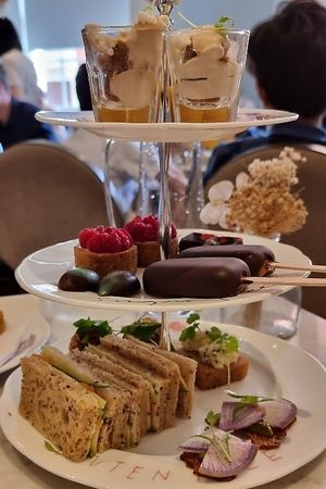 Sweet & savoury afternoon tea at Holy Carrot in London