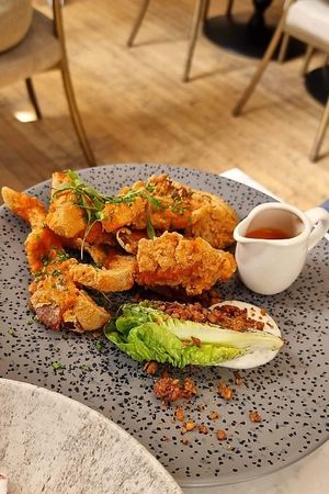 Holy buffalo ‘wings’ with oyster mushrooms at Holy Carrot in London