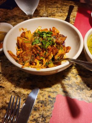 Aloo Gabi at Le Indya in Naples