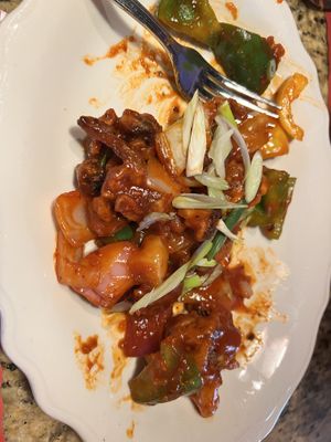 Sweet and spicy cauliflower  #Veganuary at Le Indya in Naples