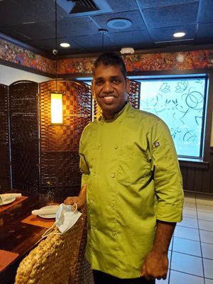 Chef Chaniyil at Le Indya in Naples