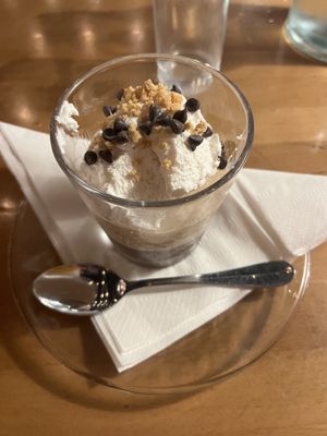 Peanut butter and chocolate mousse  at The SolFood Kitchen in Augusta