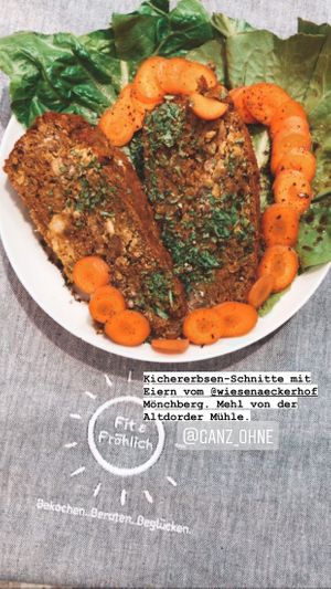 Kichererbsen-Schnitte at Fit & Fröhlich in Herrenberg