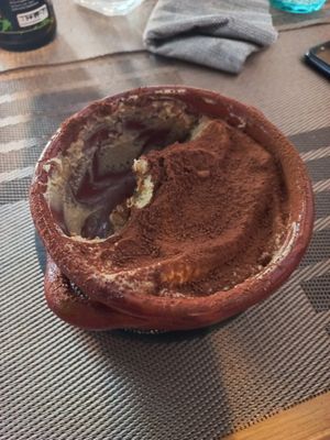 Tiramisu végétarien at Be Free in Olbia