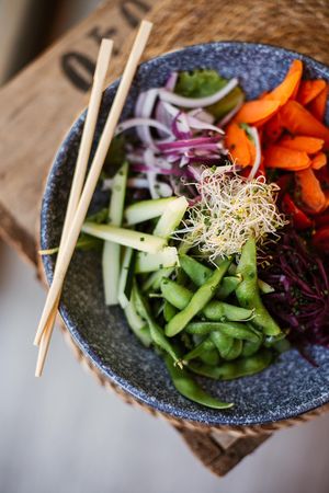 Veggie Salad at Retroway in Mallorca