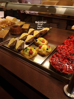 "Klosterneuburger Stangerl" vegan and lactose free (tastes like a "Linzer Stangerl")  at Bäckerei Dacho in Klosterneuburg