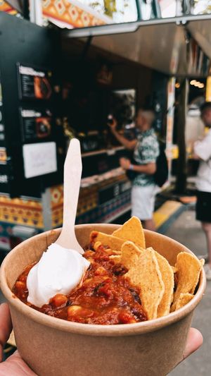 Sweet potato chili  at Bambule's Chili in Cologne