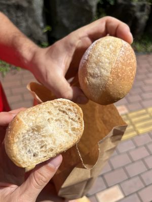 French baguette rolls  at Bakeshop Sniff in Jeju