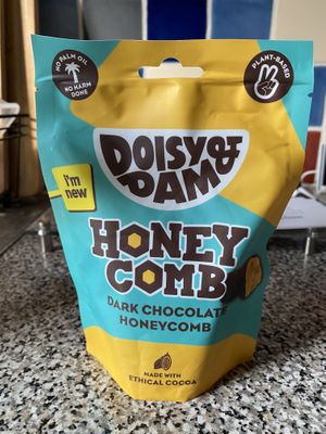 Dark chocolate honeycomb  at Doisy & Dam in South West London