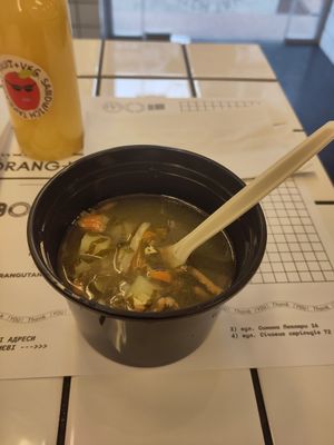 Daily soup (Green borsh) at Orang+Utan - Symona Petlyury in Kyiv