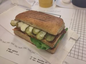 Koreayn sandwich (spelling might be off) at Orang+Utan - Symona Petlyury in Kyiv