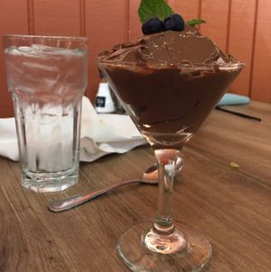 chocoholic dessert (vegan) at Rocking V Cafe in Kanab
