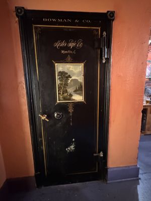 What a great old door 😍🤩  at Rocking V Cafe in Kanab