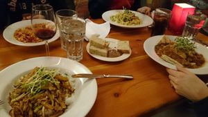 Food at Rocking V Cafe in Kanab