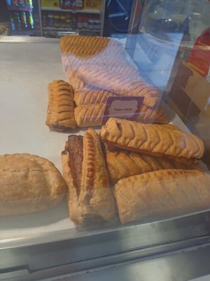 Only thing on display that was vegan - had to ask for pasties at Hanley's Cornish Pasties in Dublin