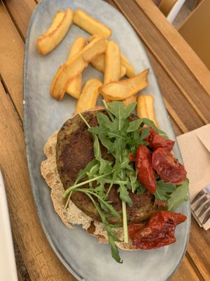 Burguer setas  at Xiringuito Oblikue in Vilassar De Mar