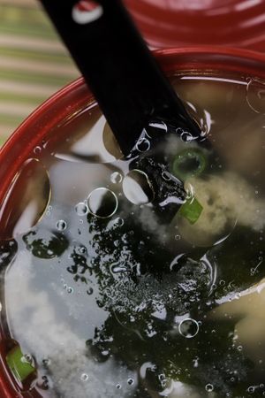 Miso soup-Janet's at Janet's in Dublin