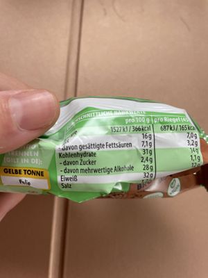 Nutrition facts   at Rossmann in Gottingen