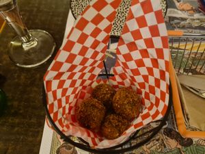 Croquettes at Barallocas in Pontevedra