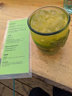 Passion fruit mojito at Reposados Tacos y Tequila in Golden