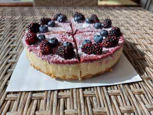 Raw cakes at Mantra in Prievidza