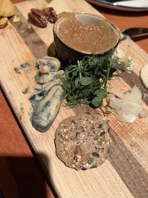 Ok I forgot to take pics before it was almost gone 😭  at The Cellar in Corning