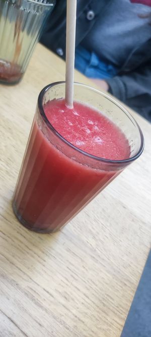 Limonade Lemon and Watermelon homemade at Les Tontons Veg in Paris