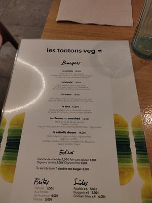  at Les Tontons Veg in Paris