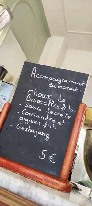 Moment sides at Les Tontons Veg in Paris