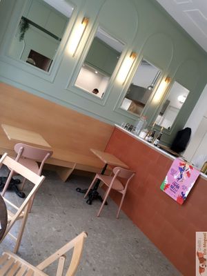 inside at Les Tontons Veg in Paris