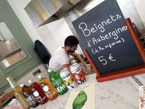 comptoir at Les Tontons Veg in Paris